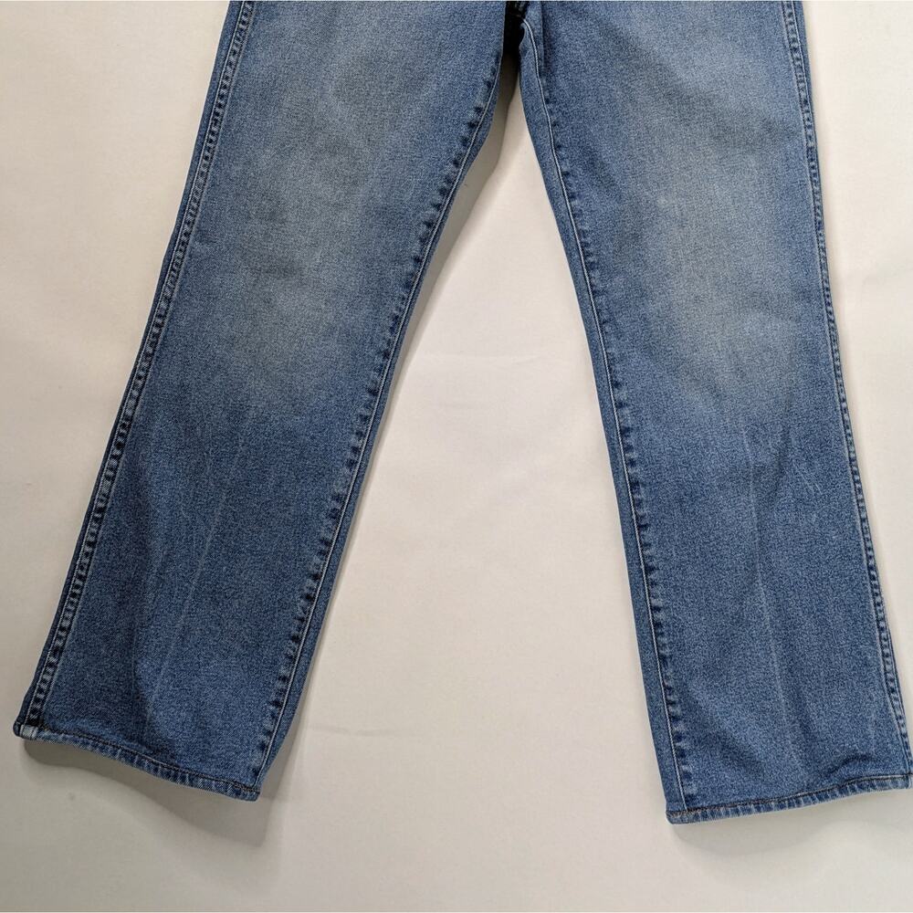 Khaite Vivian High Rise Straight Leg Crop Jeans 30 Blue Wash Cotton USA Made - Picture 6 of 10